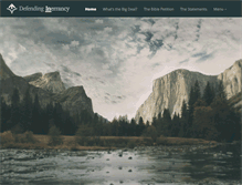Tablet Screenshot of defendinginerrancy.com